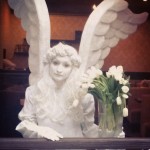 живая статуя ангел 3